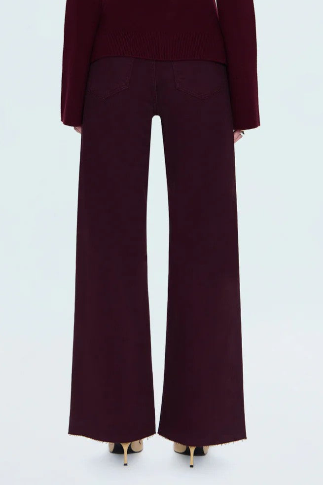 Claret High Rise Penny Jean