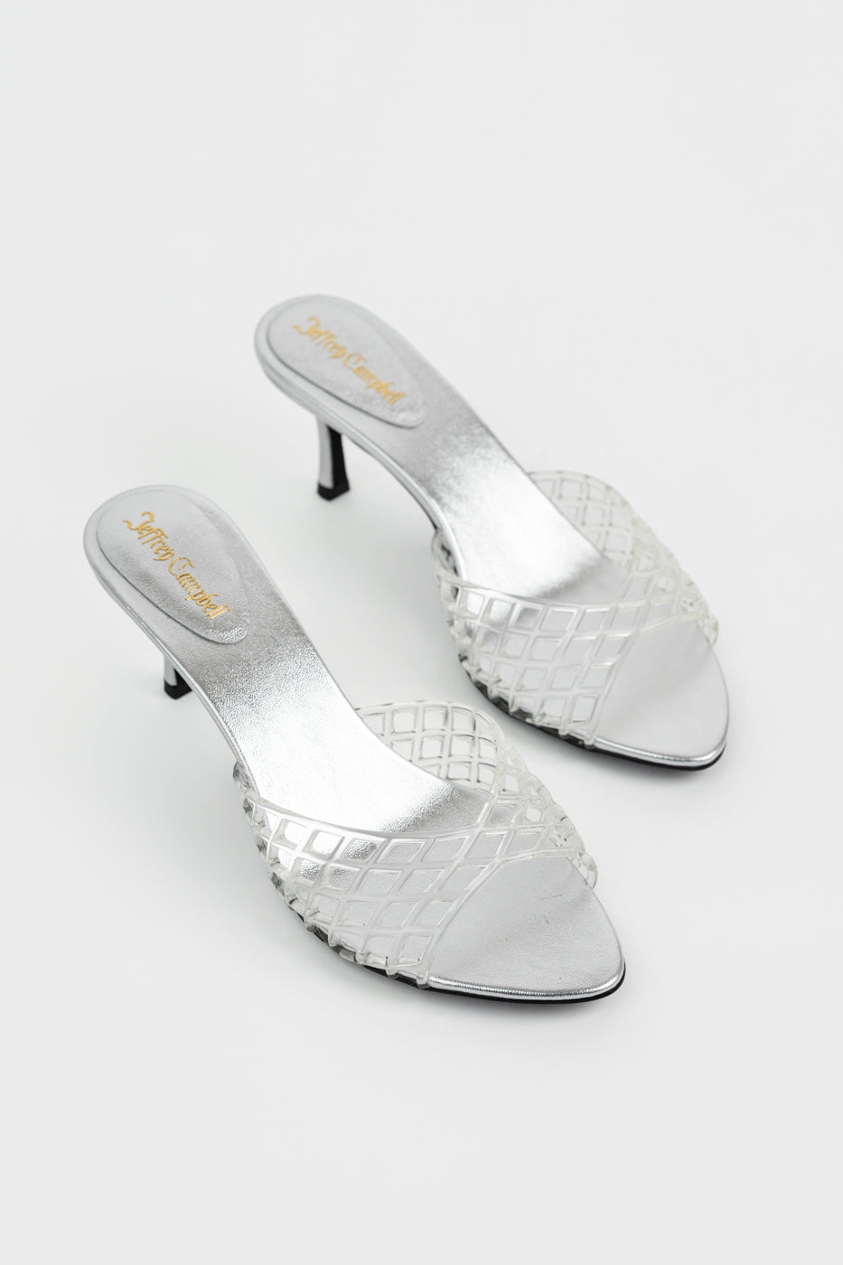 Clear Silver Seablu Jelly Sandal
