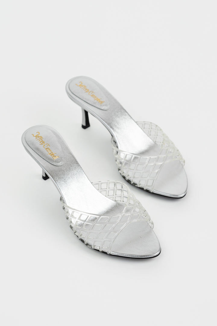 Clear Silver Seablu Jelly Sandal