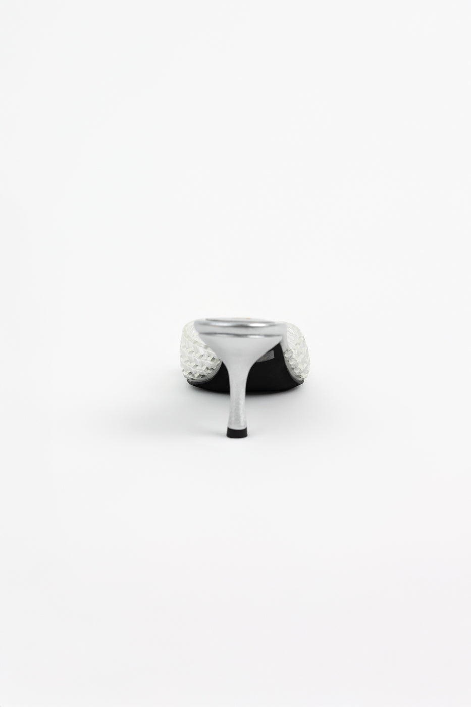 Clear Silver Seablu Jelly Sandal