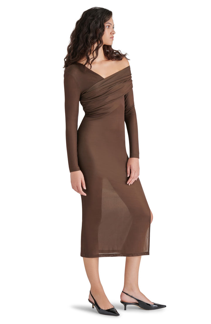 Coco Brown Bevelyn Midi Dress