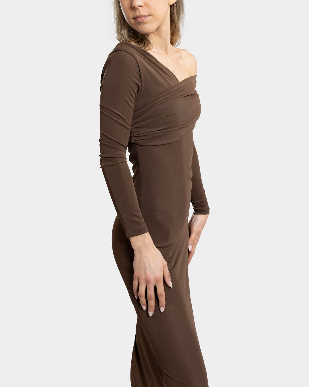 Coco Brown Bevelyn Midi Dress