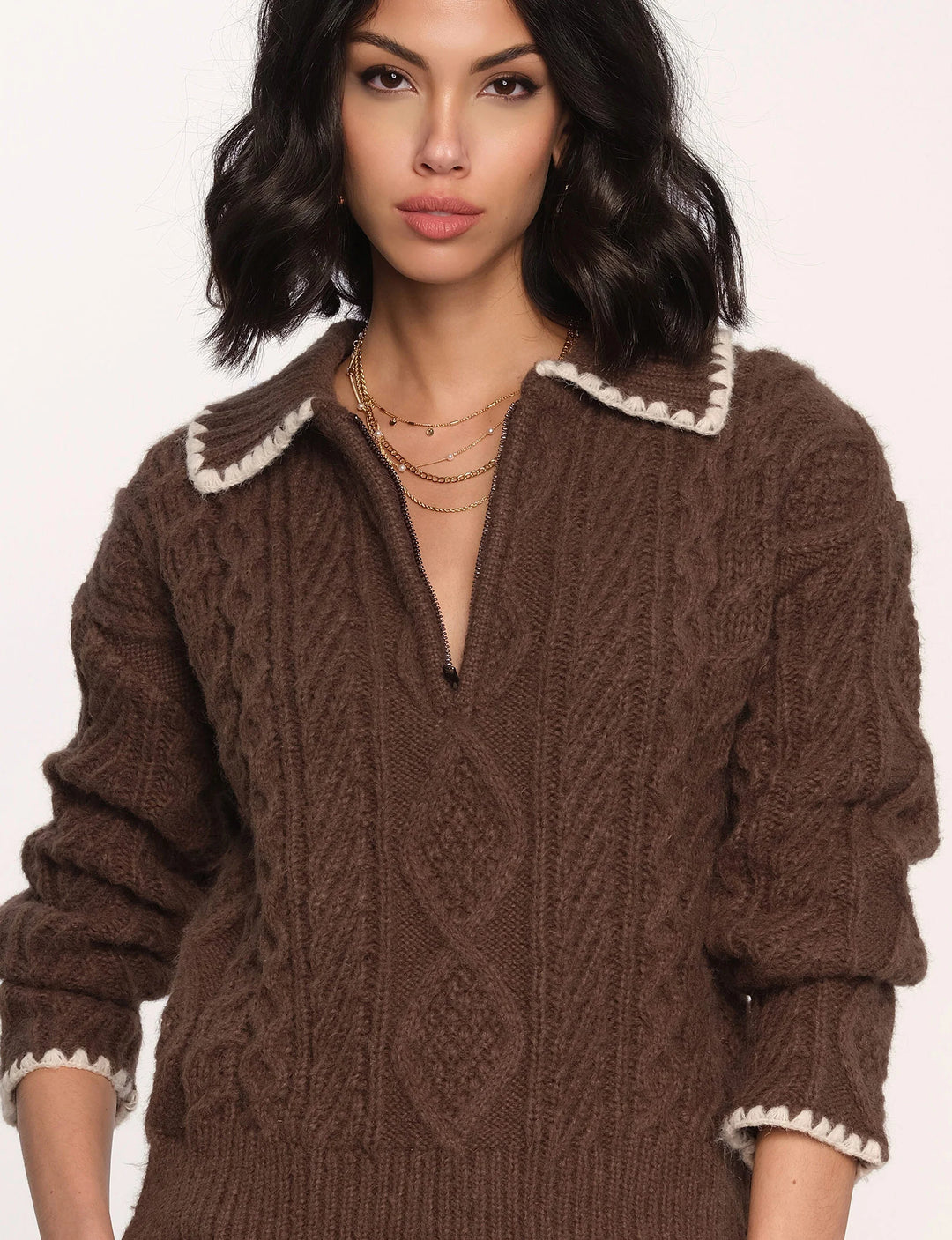 Coco Cable Knit Ivana Sweater