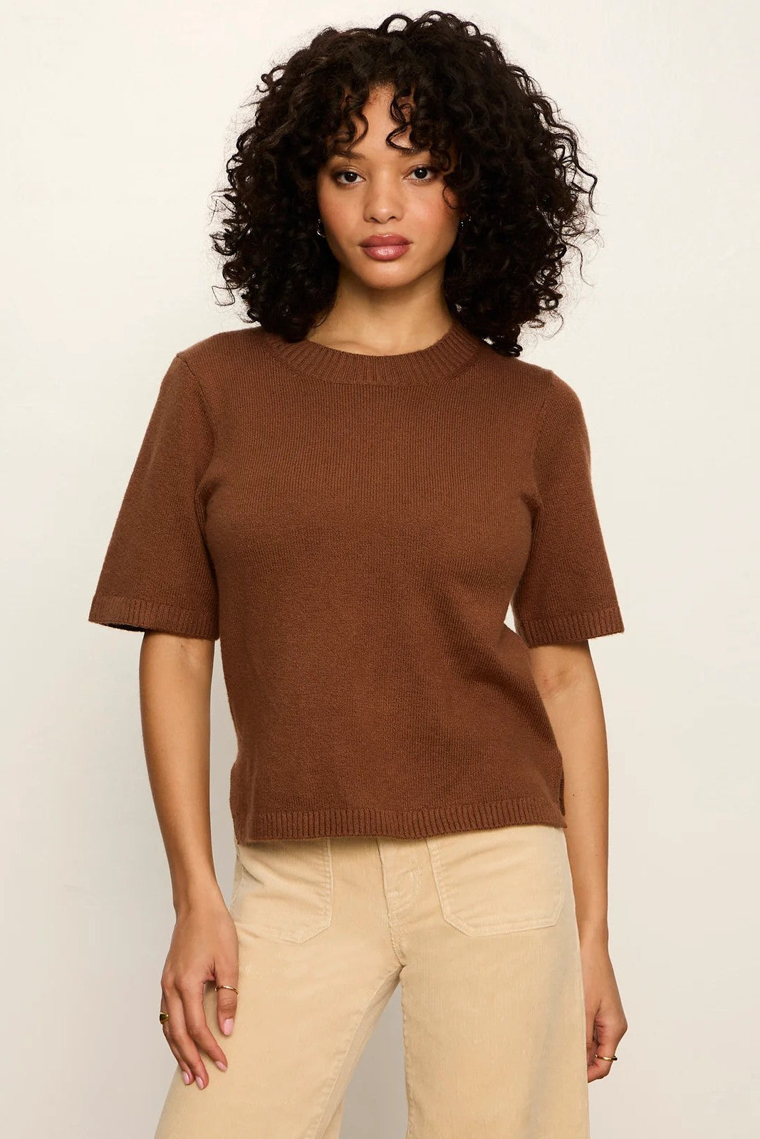 Cocoa Powder Perfect Sweater Tee