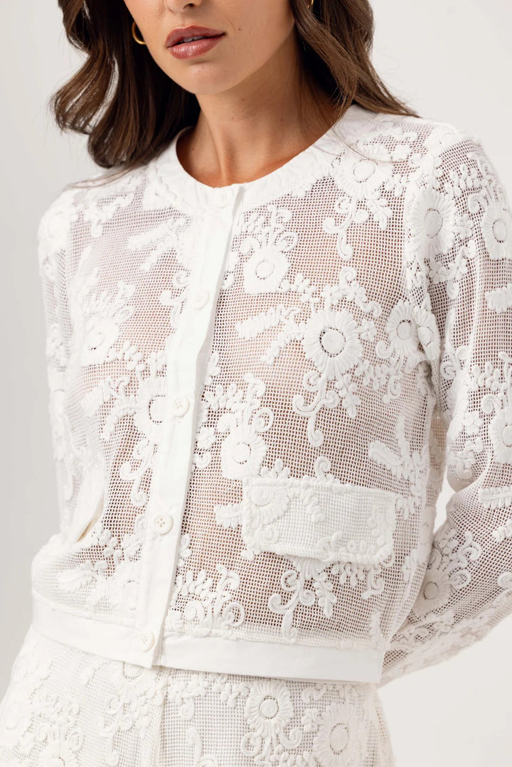 Coconut Milk Isabel Cardigan