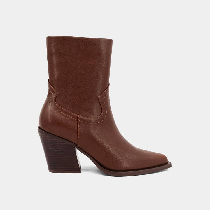 Cognac Victoria Ankle Boot