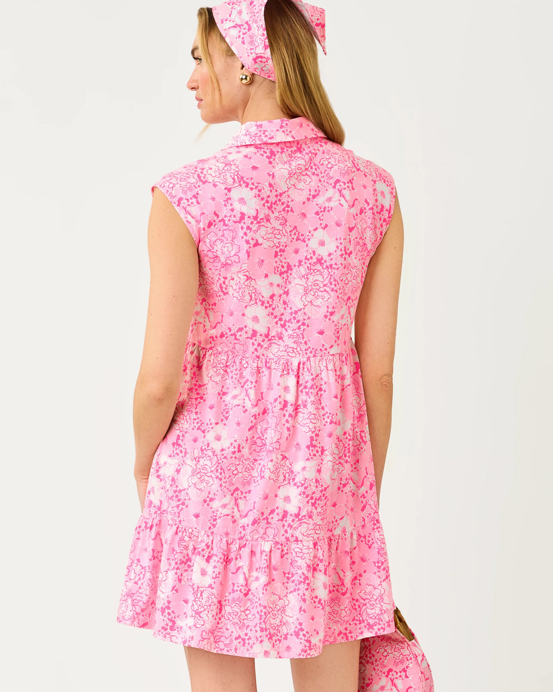 Conch Shell Pink Burst Of Joy Arley Dress