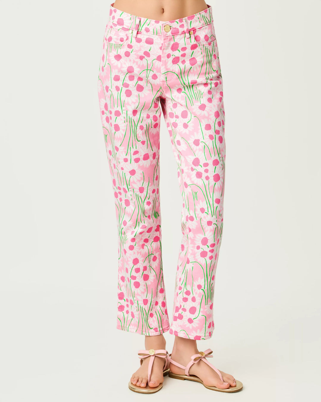 Conch Shell Pink Sunny Daisies Annet Jean