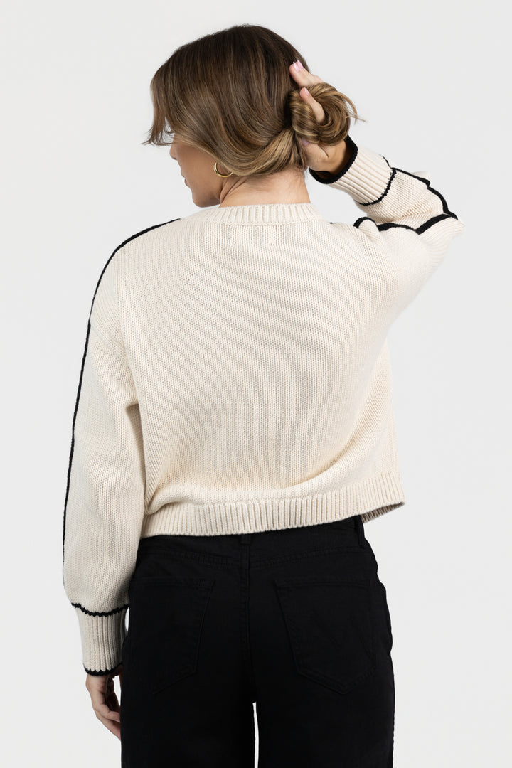 Cream Combo Miro Pullover