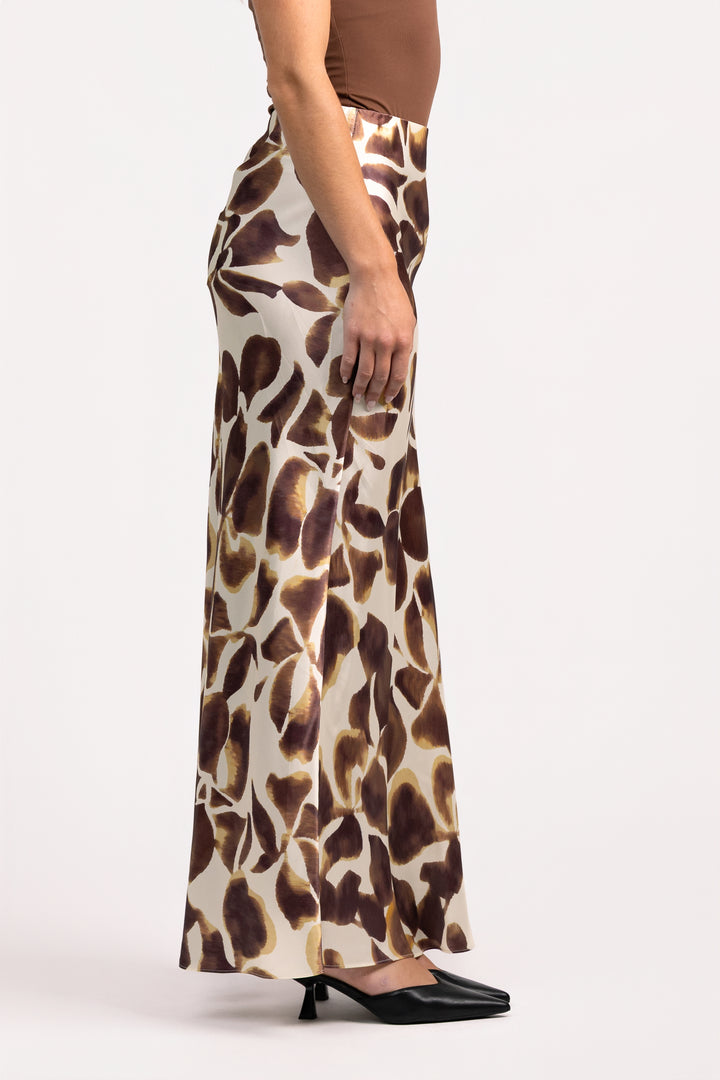Cream Espresso Lily Romina Maxi Skirt