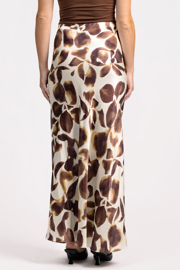 Cream Espresso Lily Romina Maxi Skirt