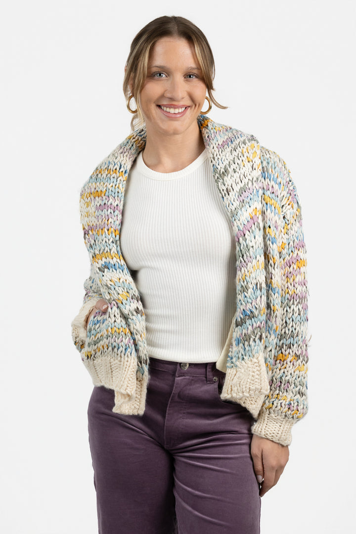 Cream Multi Enid Sweater