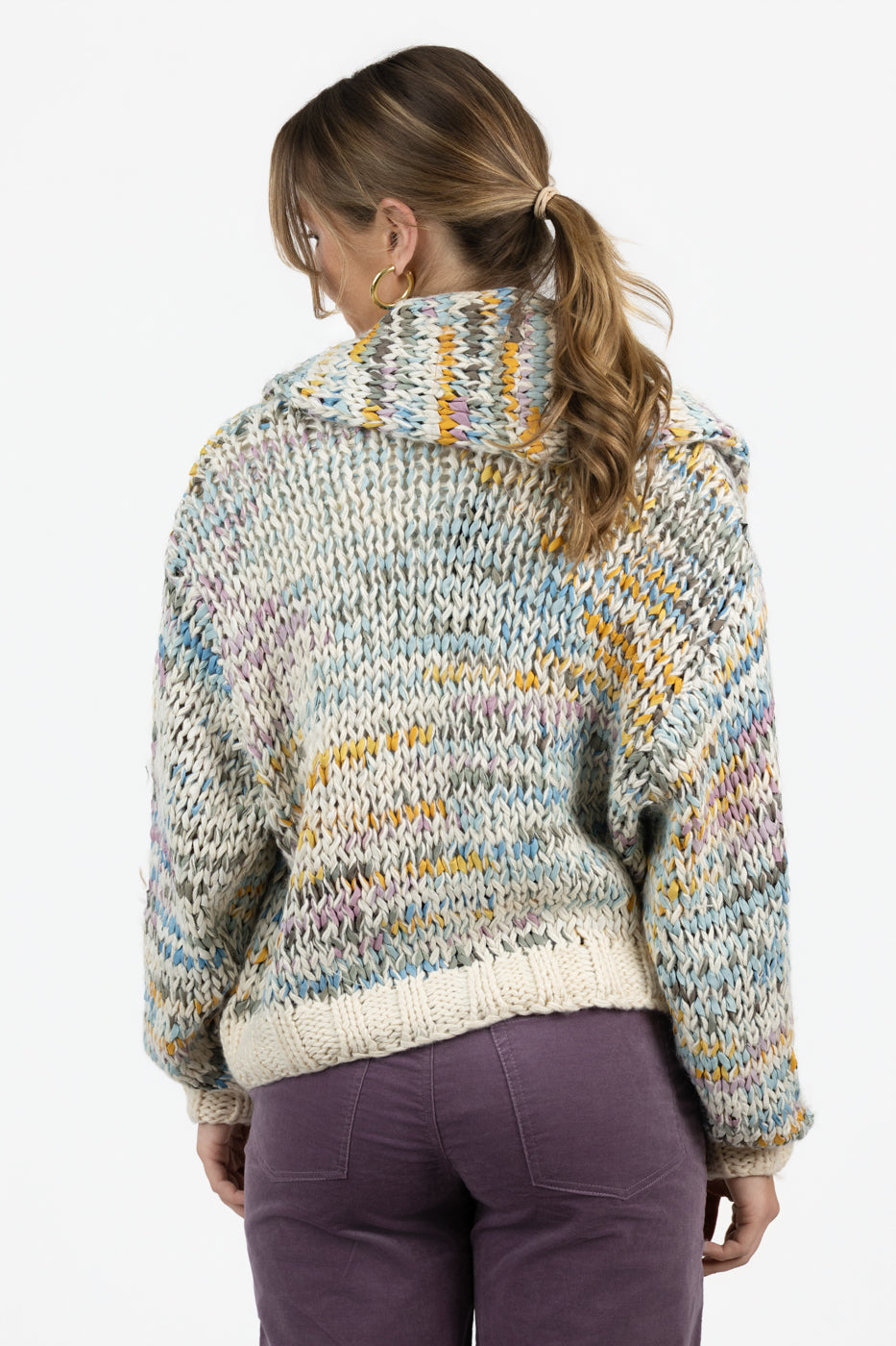 Cream Multi Enid Sweater