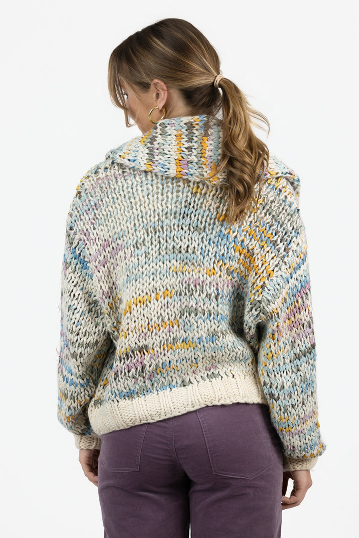 Cream Multi Enid Sweater