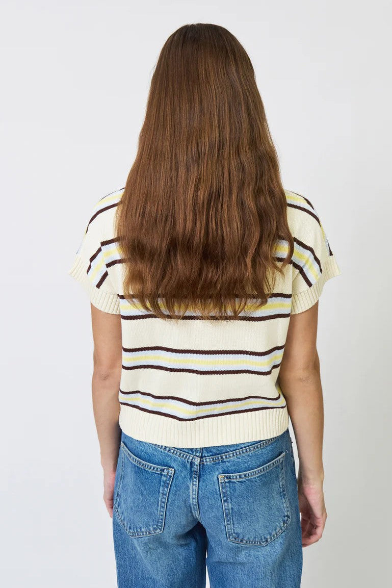 Cream Multi Stripe Chloe Sweater
