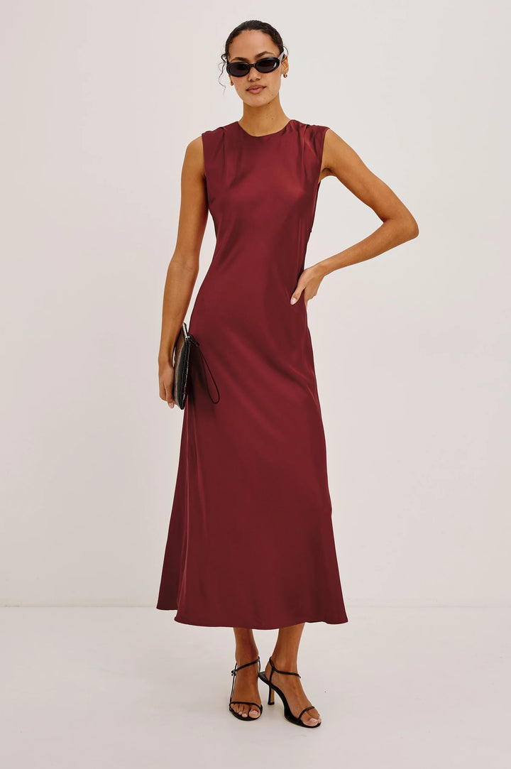 Crimson Mira Dress