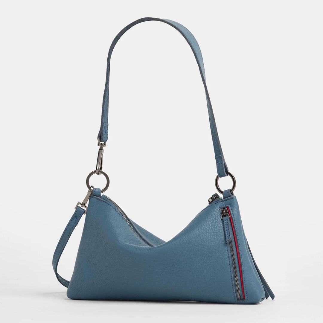 Curated Blue Gunmetal Kyle Handbag