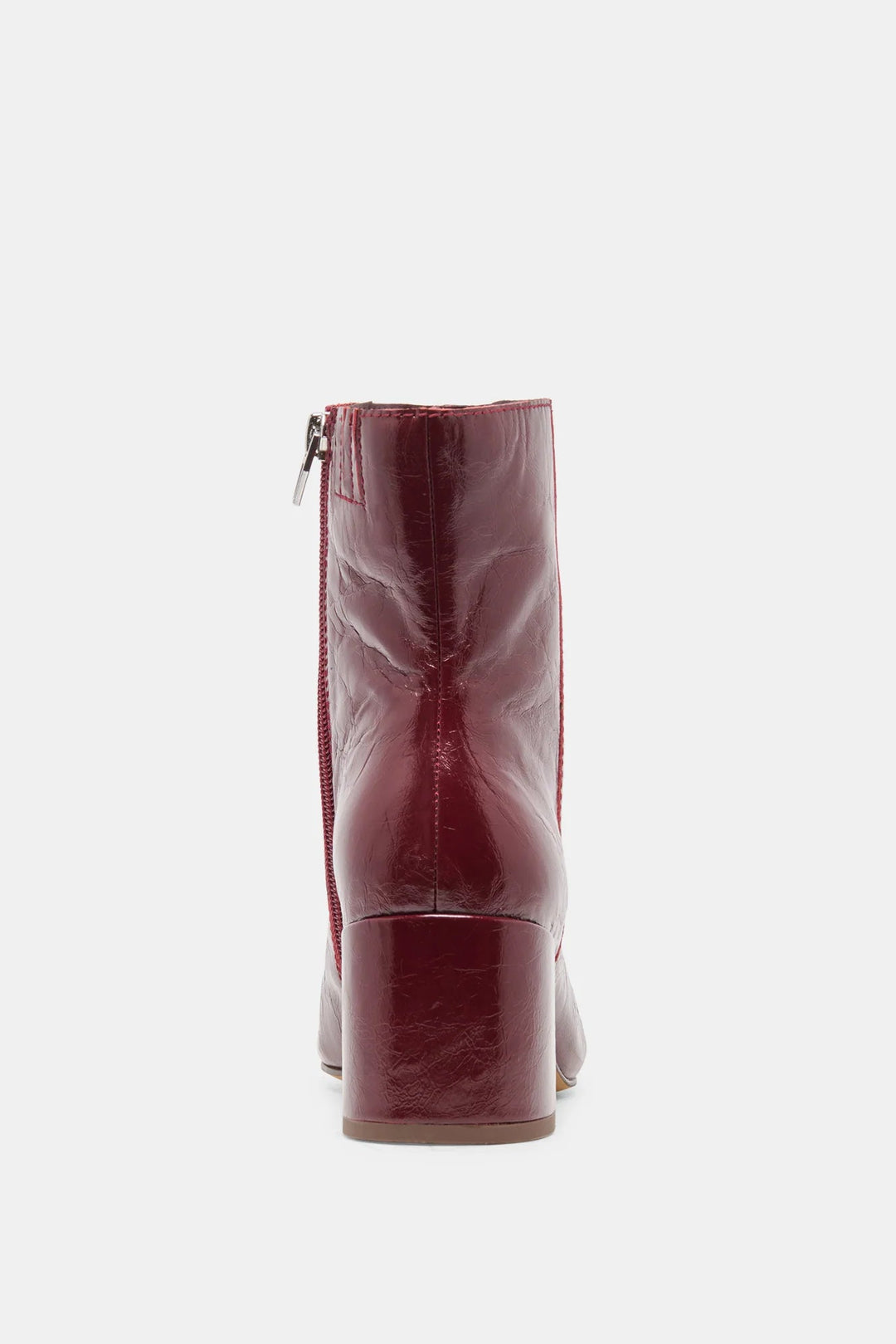 Oxblood Crinkle Patent Bayra Boot