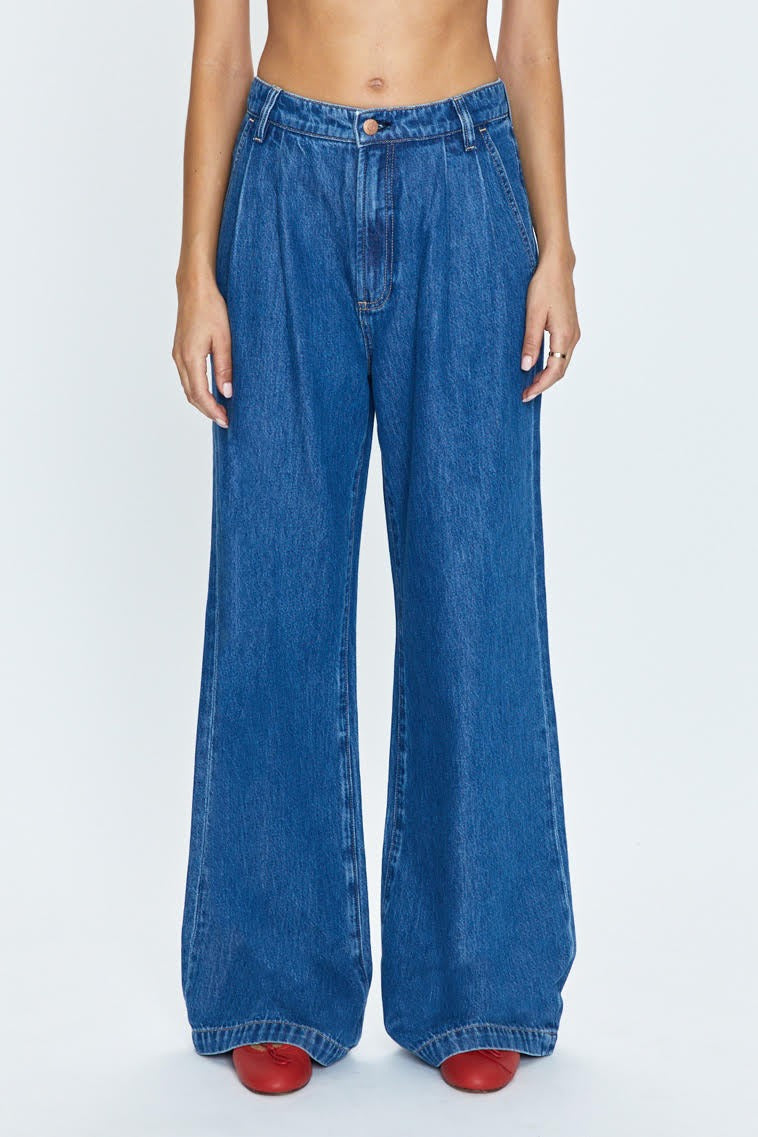 Dark Blue Wide Leg Victoria Jean