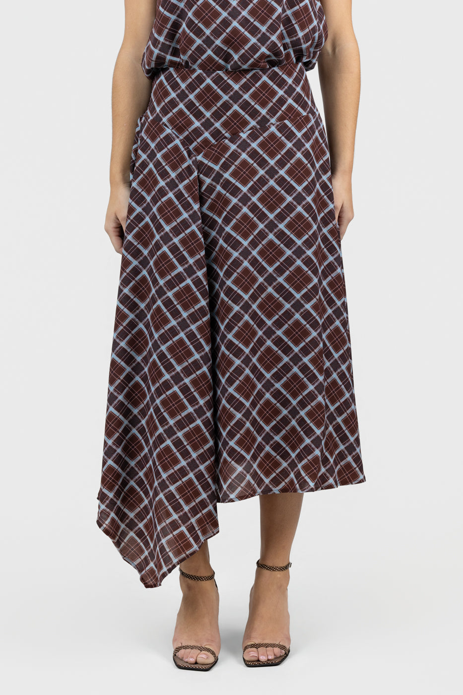 Dark Cherry Rhodes Skirt