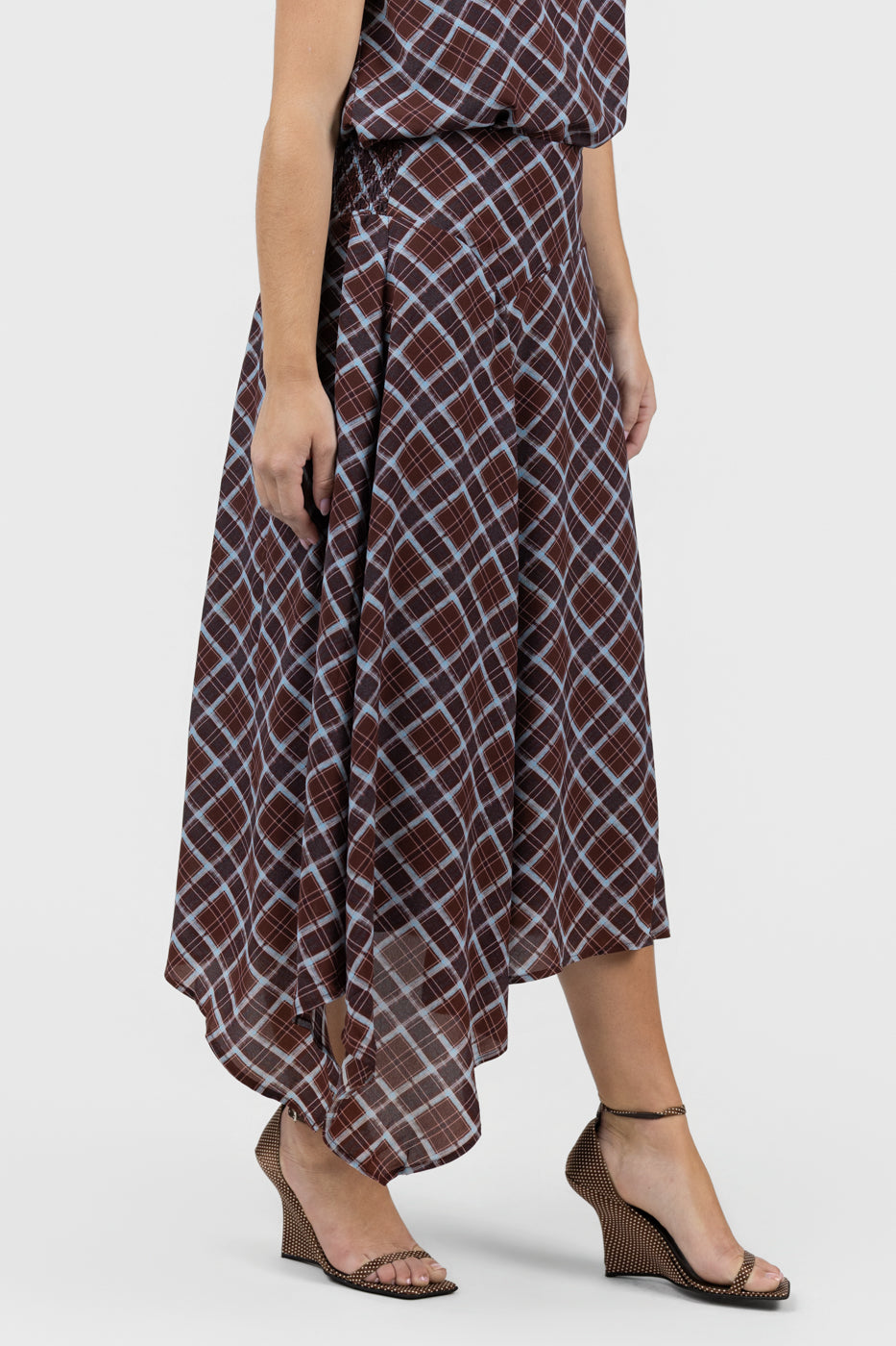 Dark Cherry Rhodes Skirt