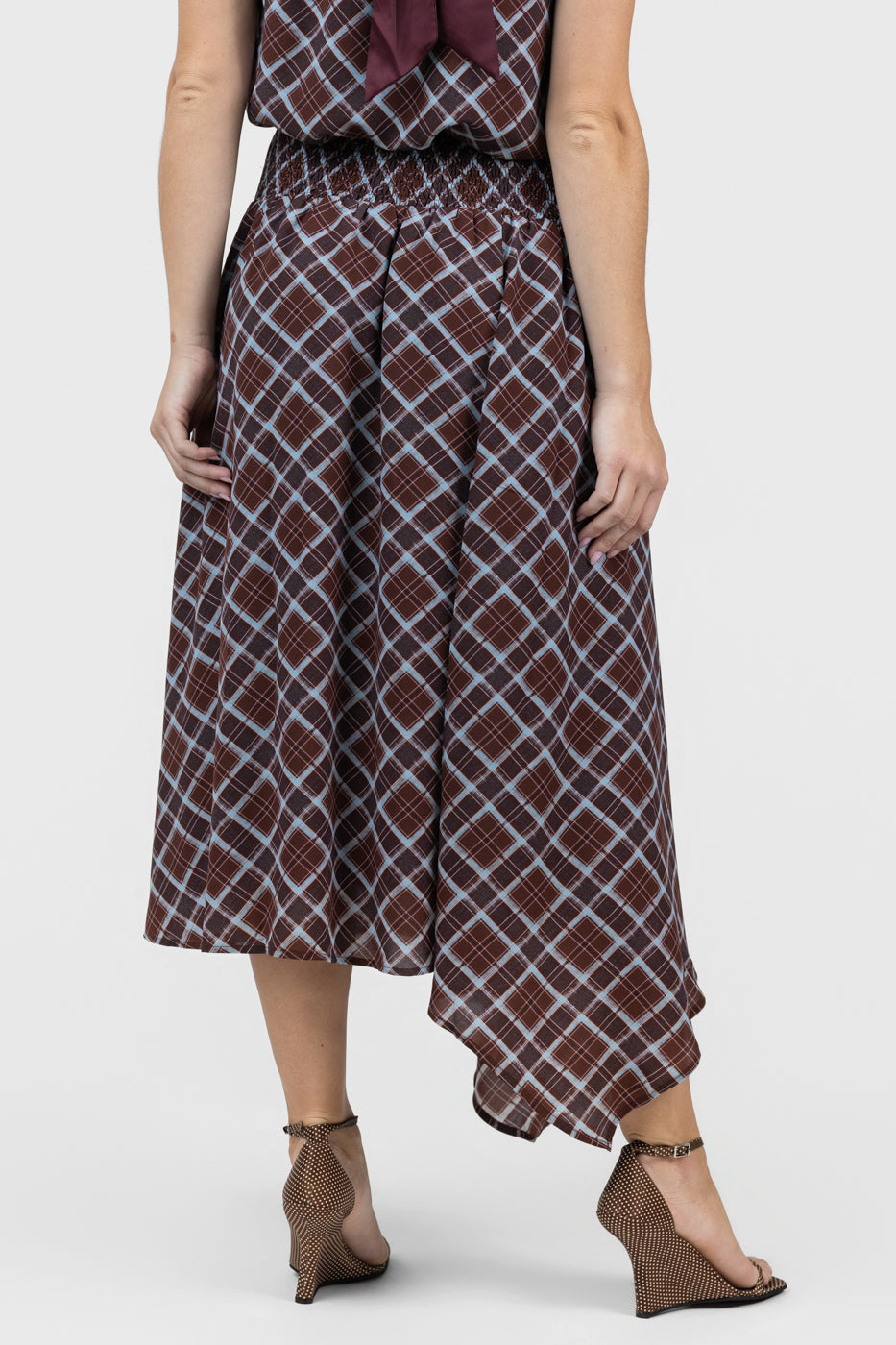 Dark Cherry Rhodes Skirt