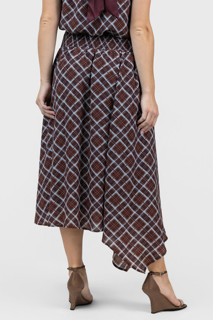 Dark Cherry Rhodes Skirt