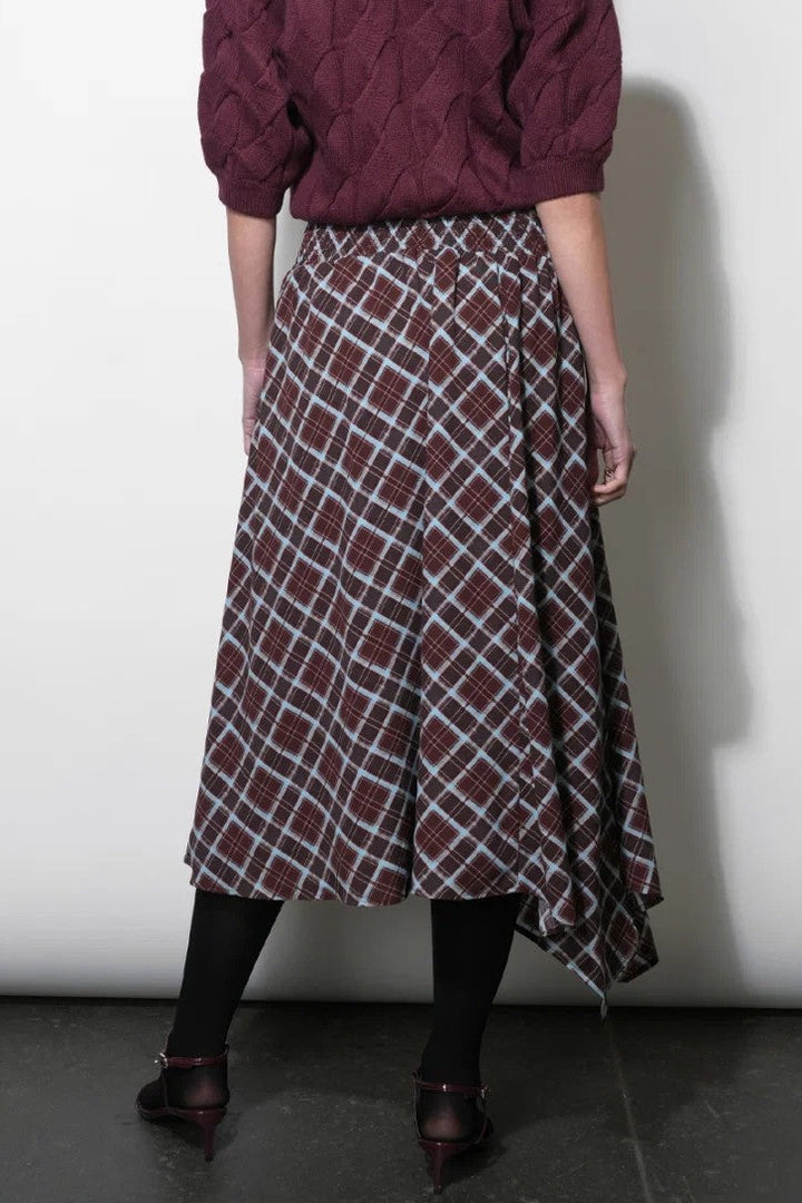 Dark Cherry Rhodes Skirt