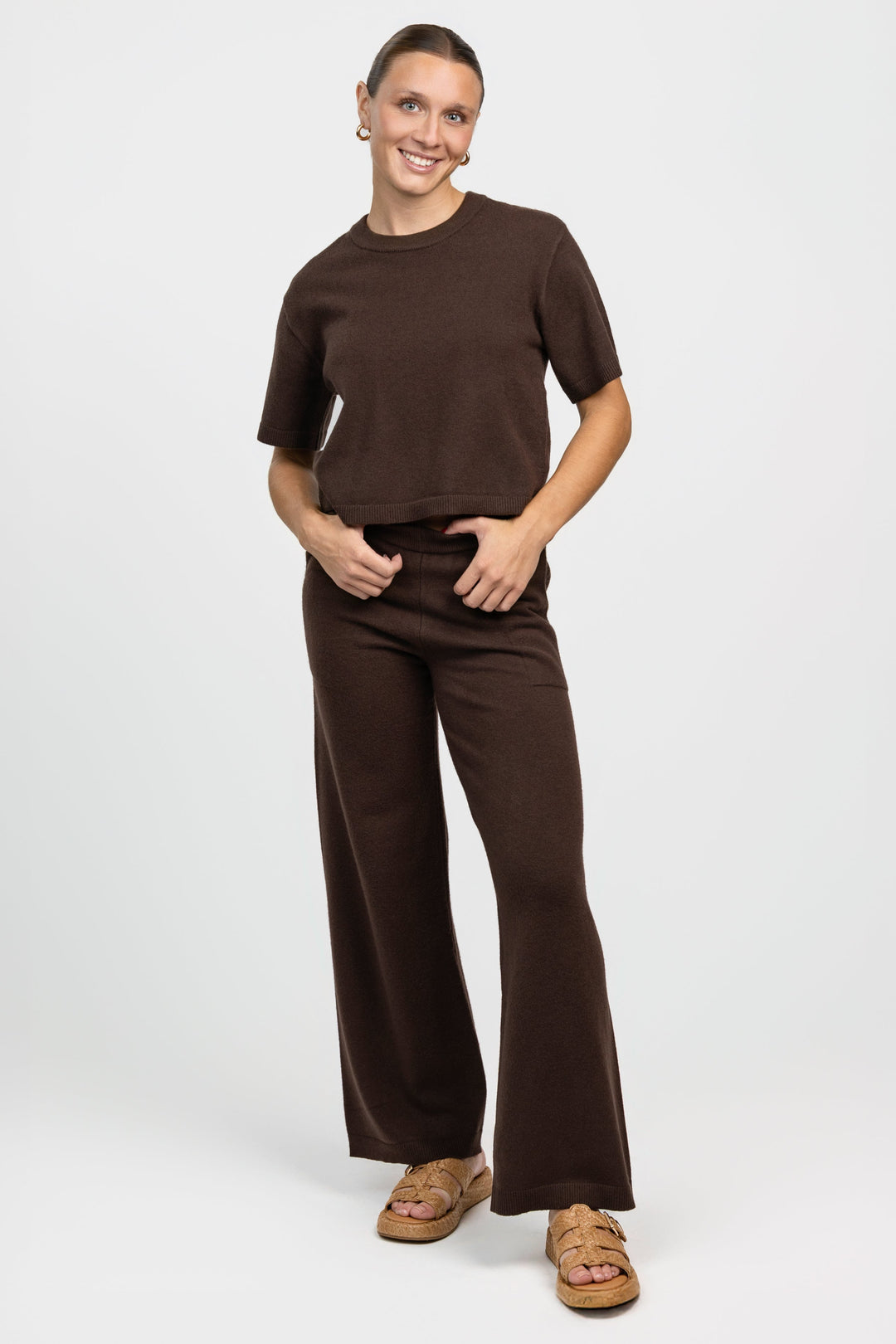 Dark Espresso Kori Sweater Pant
