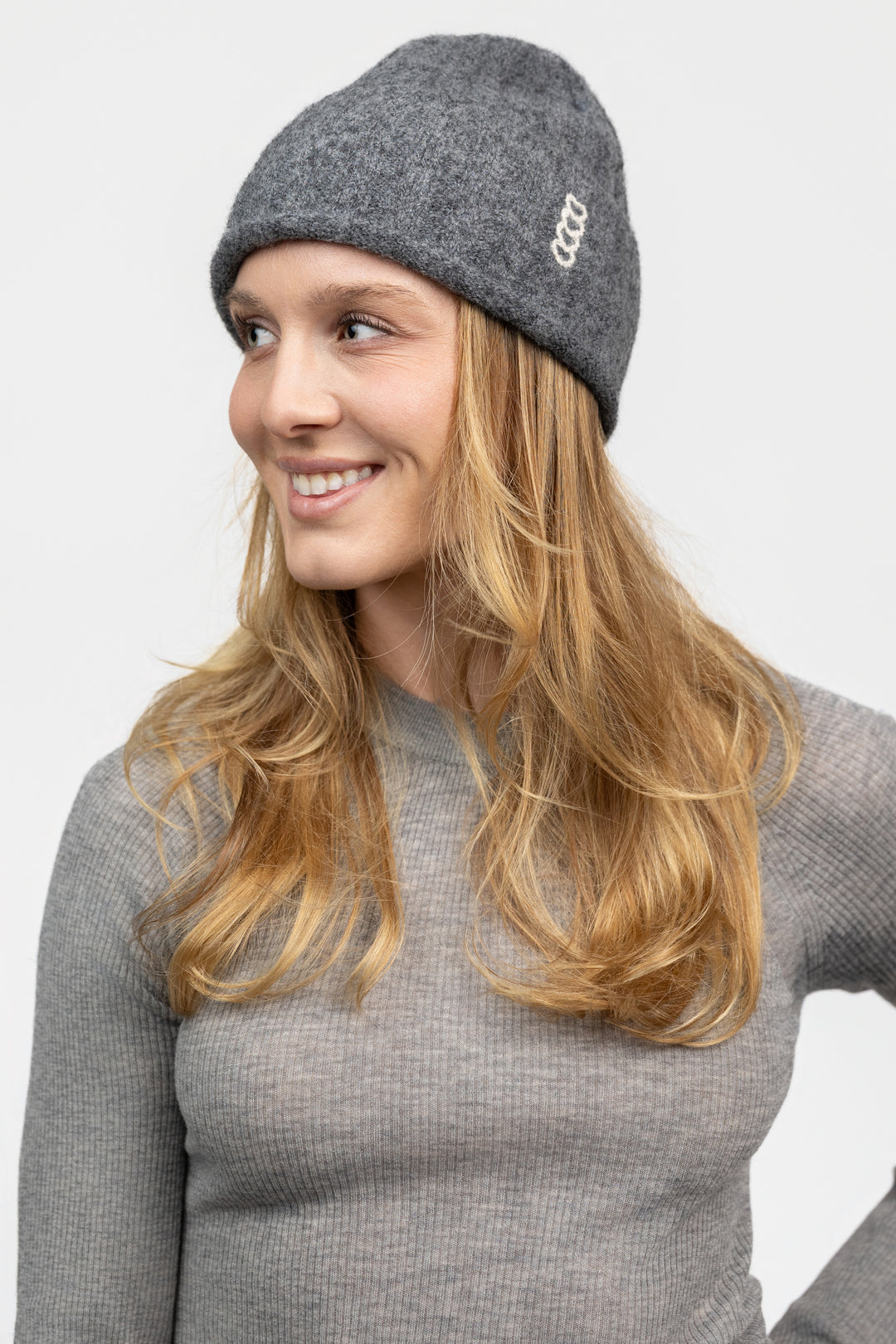 Dark Grey Knitted Hat