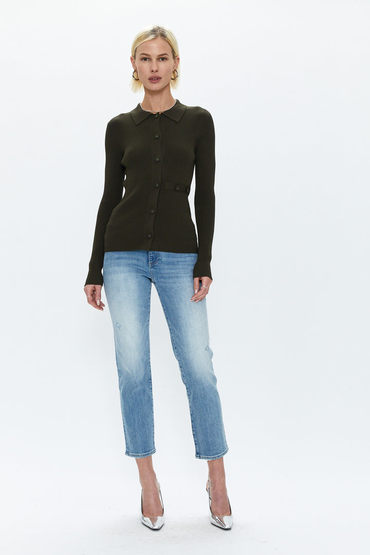 Dark Olive Keely Sweater