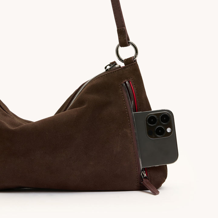 Dark Brown Kyle Med Handbag