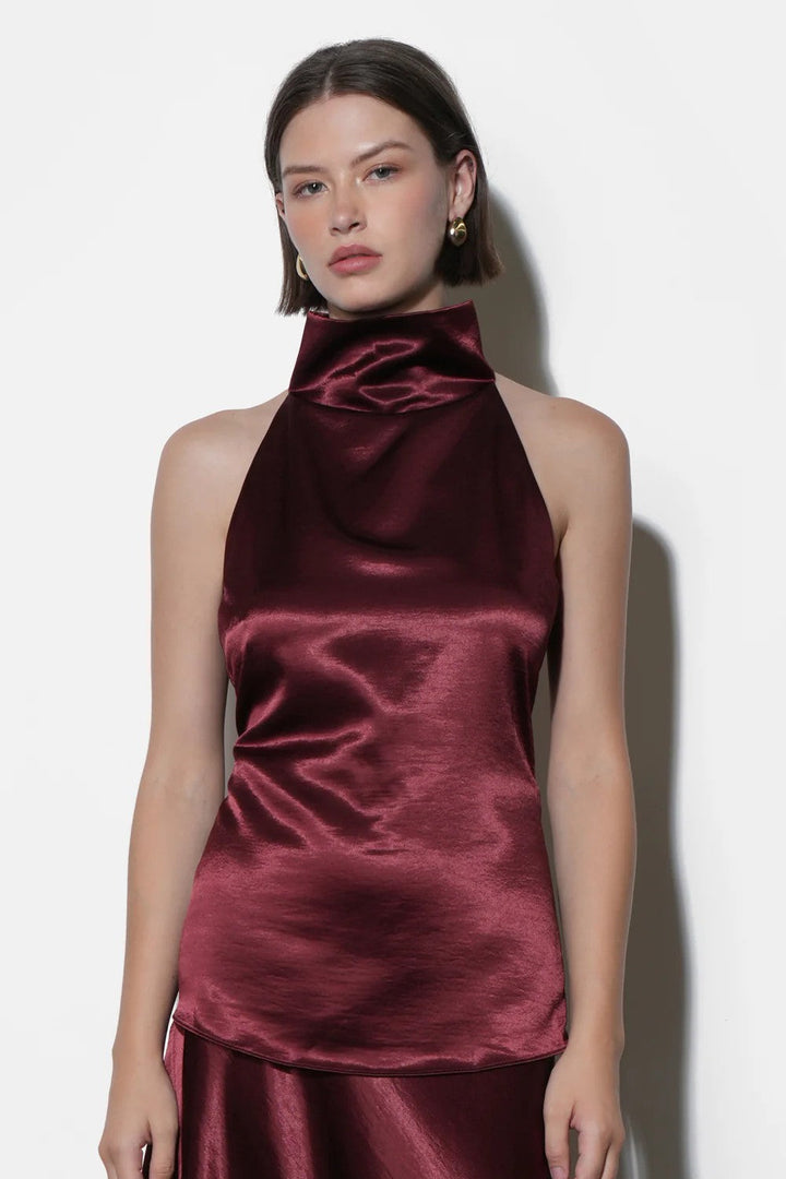 Dark Cherry Addison Top