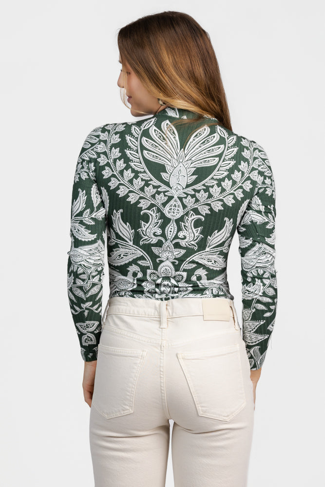 Dark Green Miranda Bodysuit