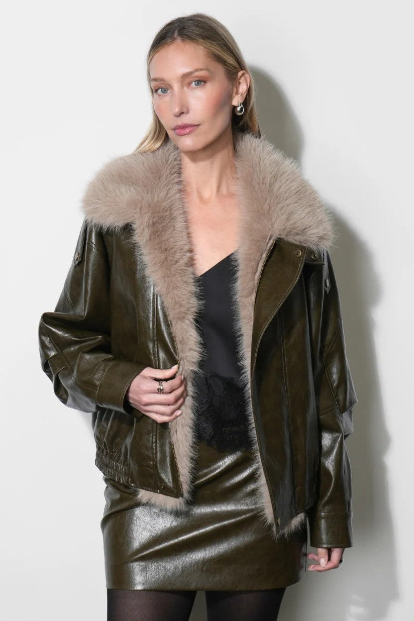 Deep Olive Sable Jacket