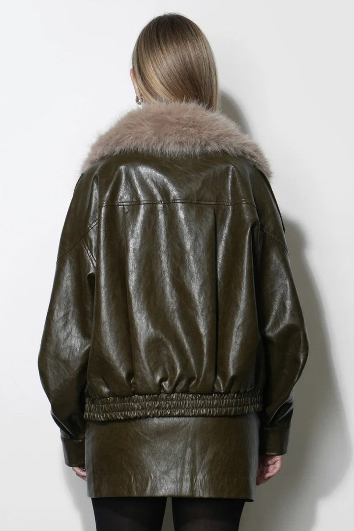 Deep Olive Sable Jacket