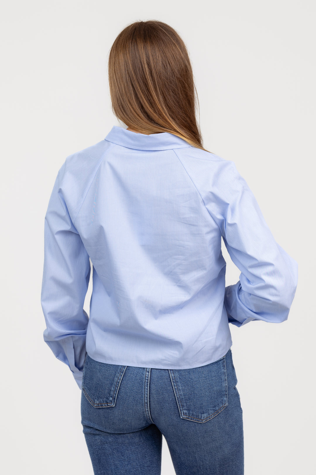 Della Blue Stripe Rochelle Shirt