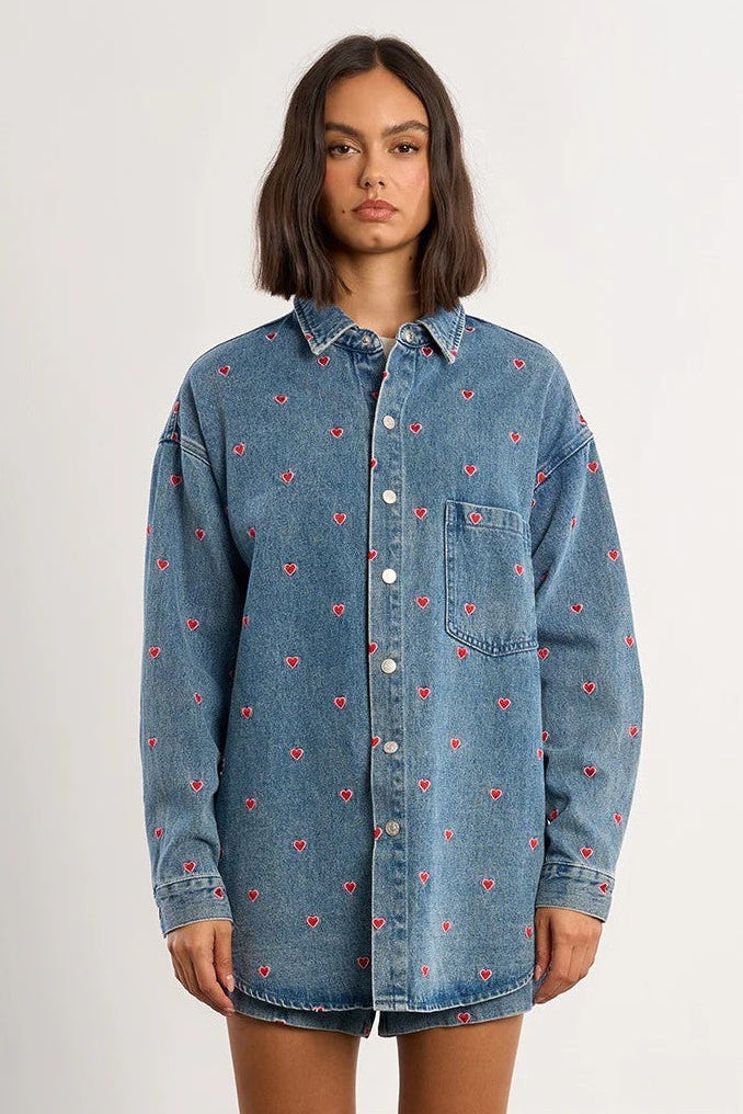 Denim Blue Overshirt