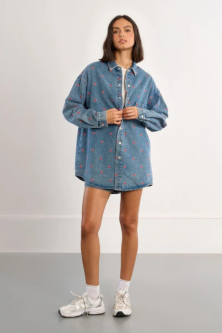 Denim Blue Overshirt