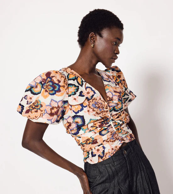 Desert Floral Delphina Blouse