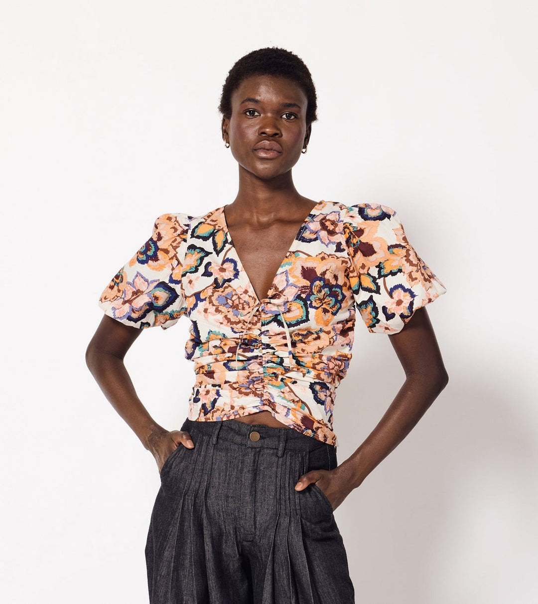 Desert Floral Delphina Blouse