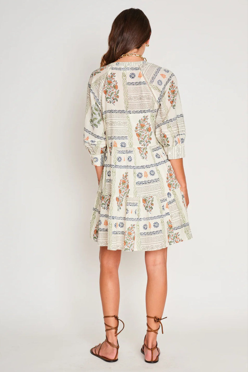 Desert Tile Tiered Yara Dress
