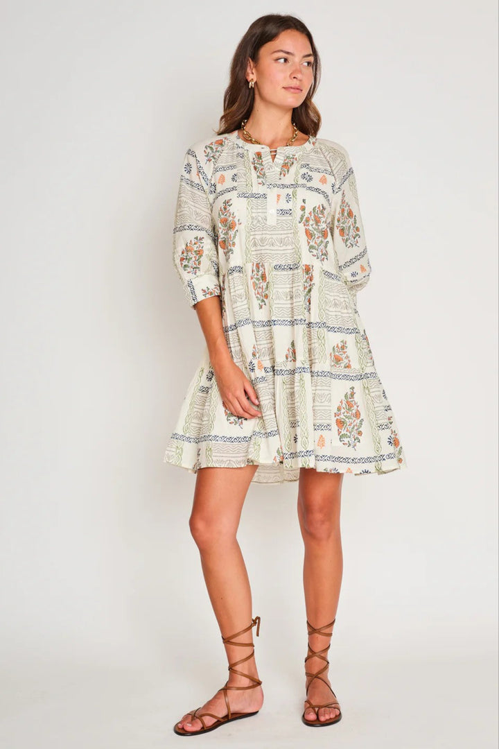 Desert Tile Tiered Yara Dress