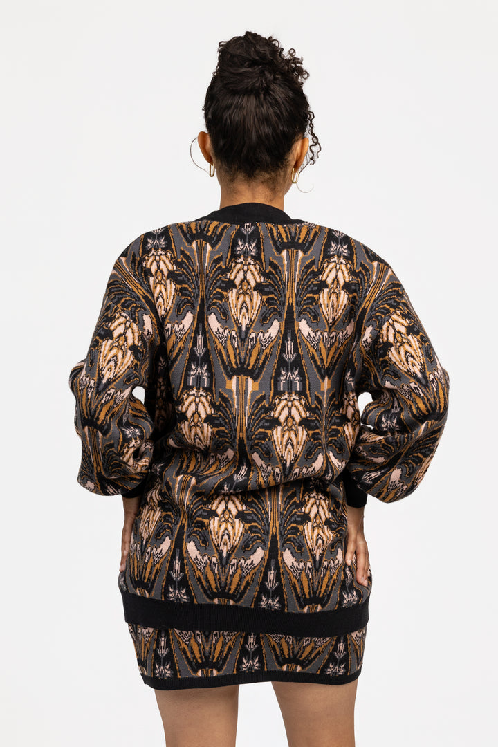 Devon Print Jocelyn Cardigan