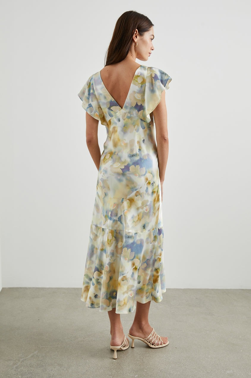 Diffused Blossom Dina Midi Dress