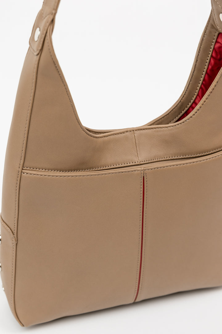 Dune Silver Tim Medium Hobo Handbag