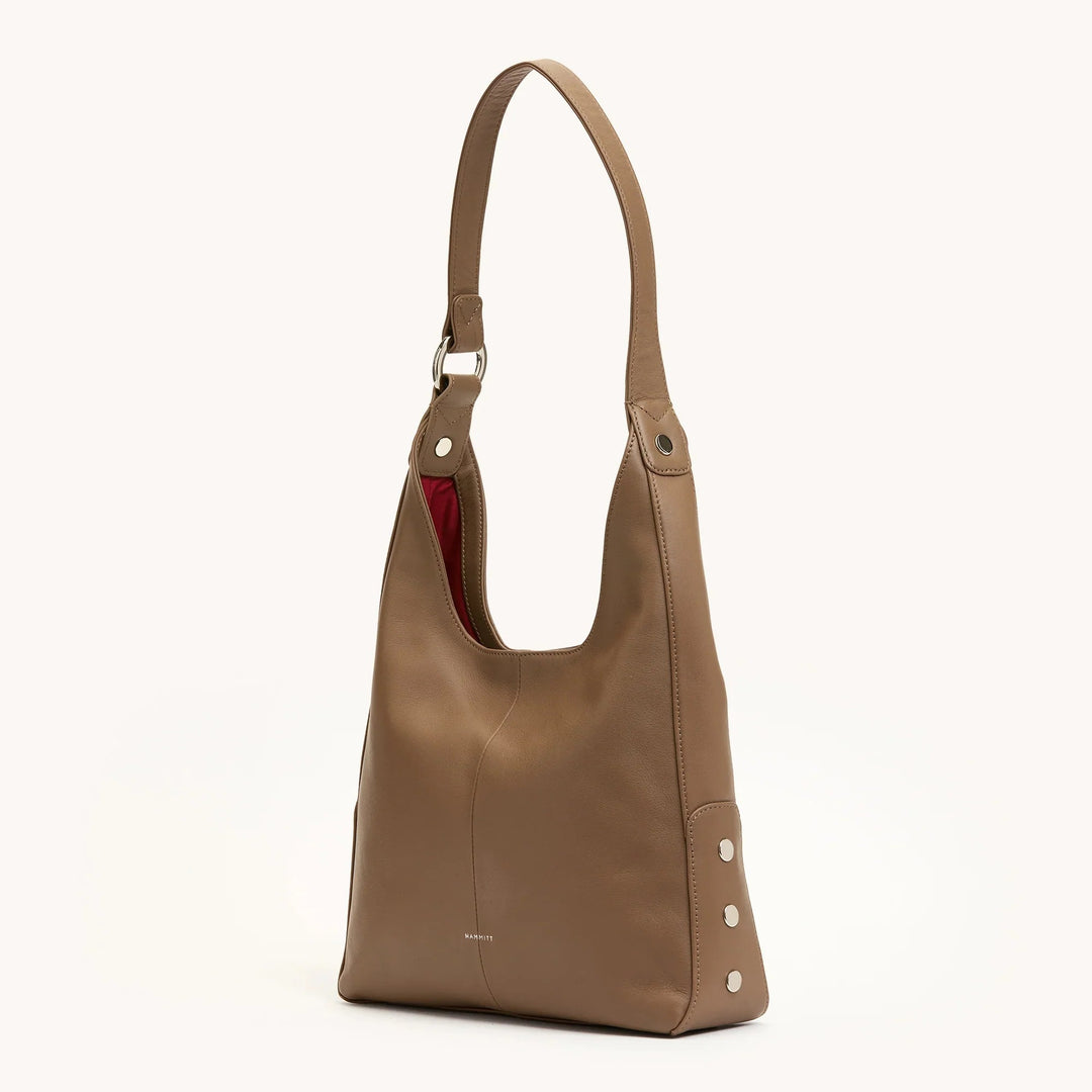 Dune Silver Tim Medium Hobo Handbag