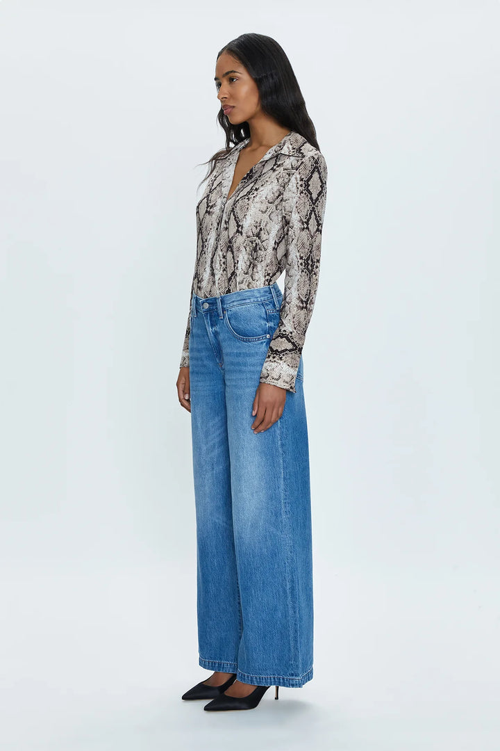 Echo Park Low Slung Jadyn Palazzo Jean