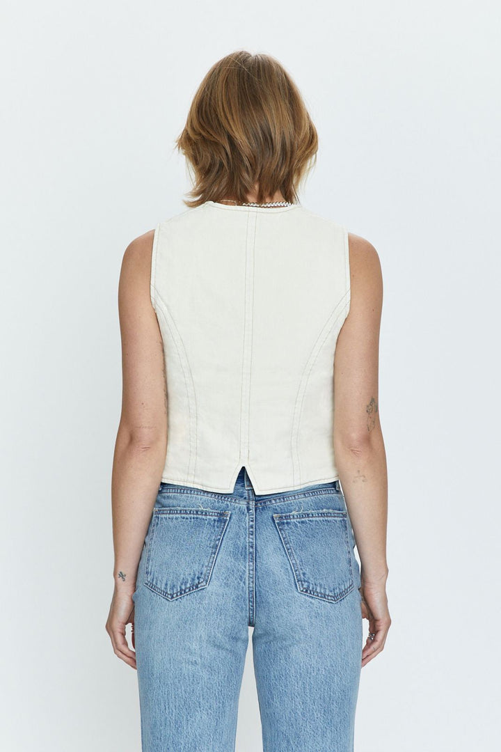 Ecru Vero Denim Vest