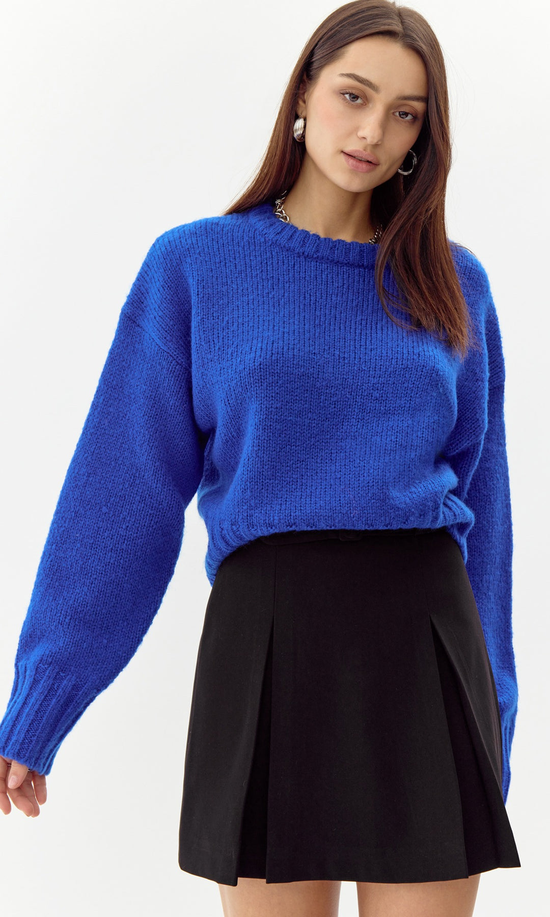 Electric Blue Larson Sweater